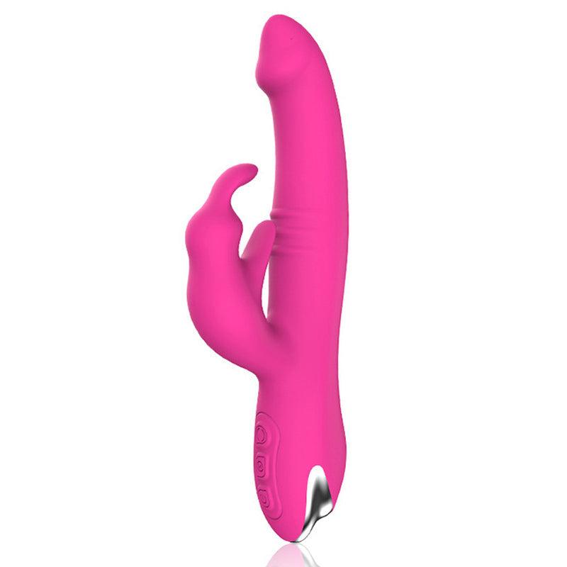 Paula Rotary Vibrator i lyserød med roterende funktion og blød silikone, designet til intens stimulation og nem håndtering.