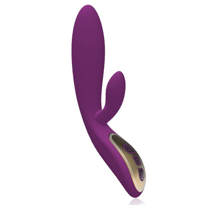 Doreen Silicone G-spot rabbit vibrator i lilla silikone til stimulerende G-punkt og klitoris nydelse.