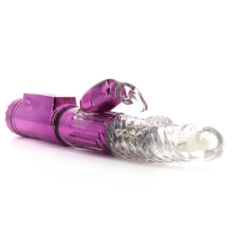 lilla Rabbit vandtæt vibrator i TPR og ABS med kraftfulde vibrationer og ergonomisk design
