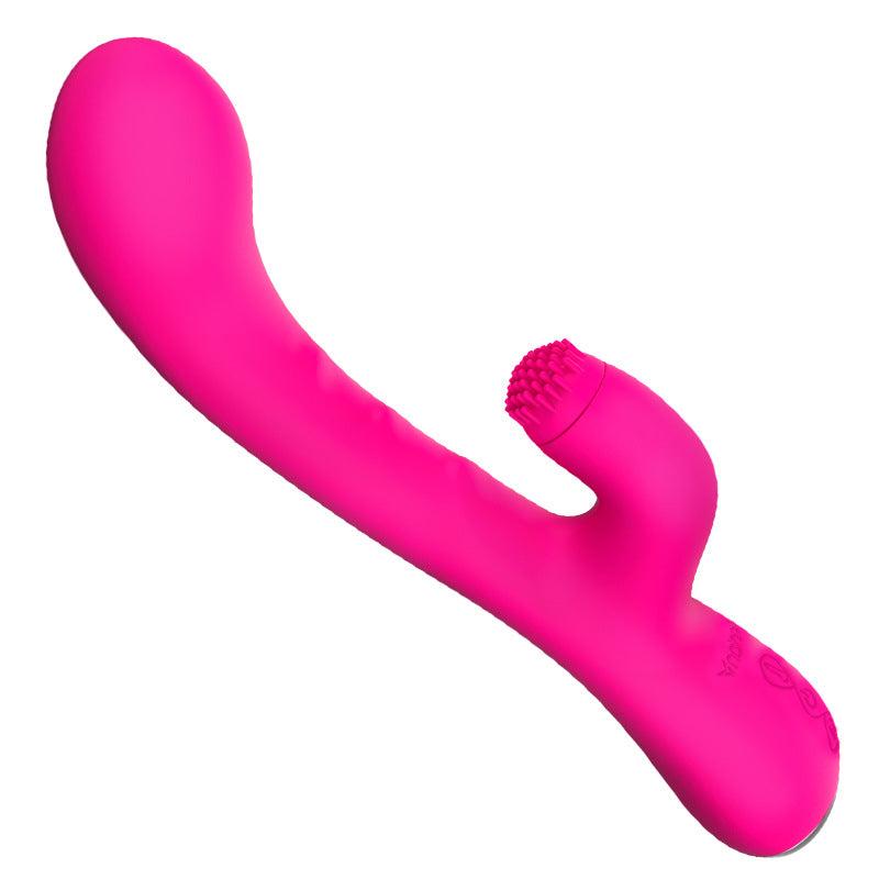 Lyserød Nalone Idol Rabbit Vibrator i blød silikone med varmetilstand og ergonomisk design