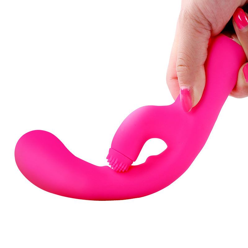 Lyserød Nalone Idol Rabbit Vibrator i silikone med opvarmningsfunktion og ergonomisk design til intens stimulation