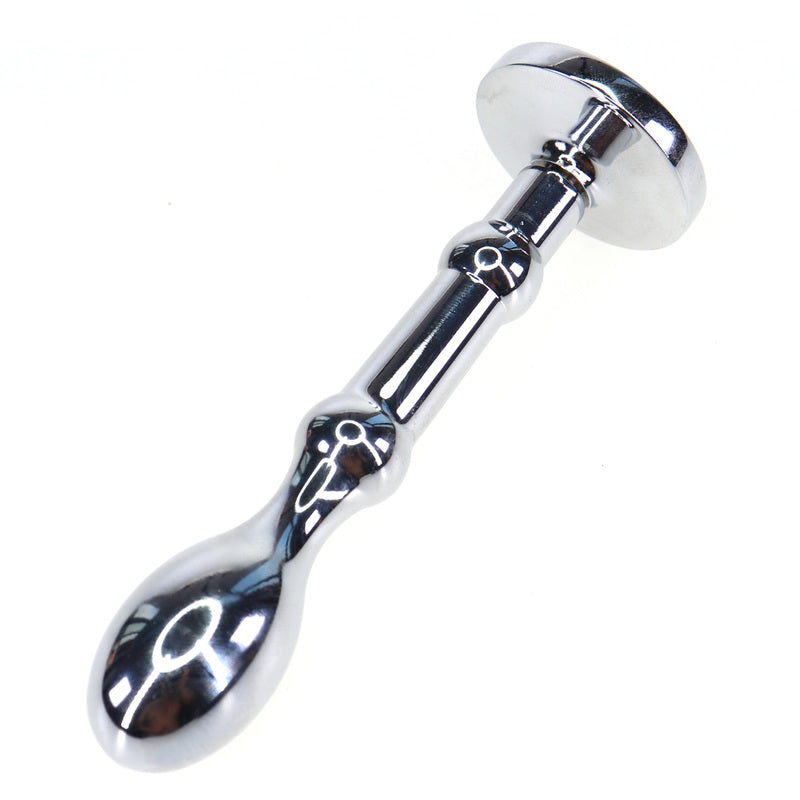 Hotwheels' Butt Plug med Diamant - Sølv, Hvid Sten