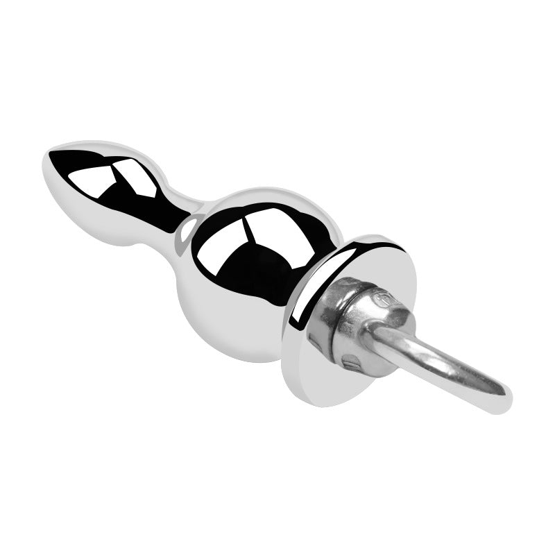 Anal Trainer i Aluminium med Ringe - Sølv