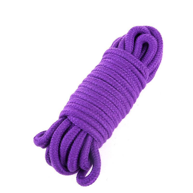 10 meter purple Japanese cotton rope with 7mm diameter for versatile use